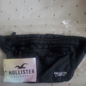 Hollister belt bag black